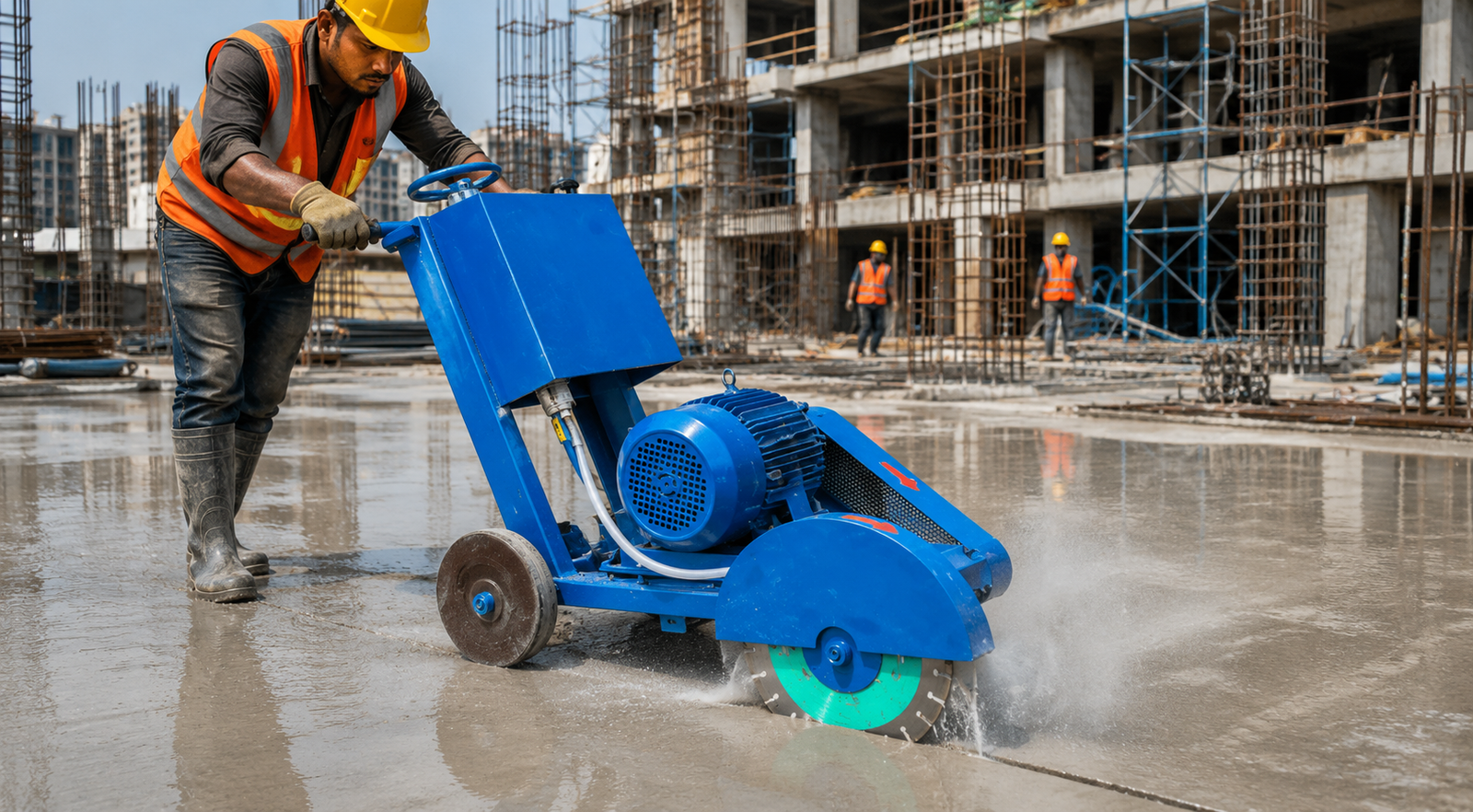Groove Cutting 7.5 HP Lubi Motor